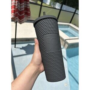 Walt Disney World x Starbucks Black 50th Anniversary Tumbler Cup Studded